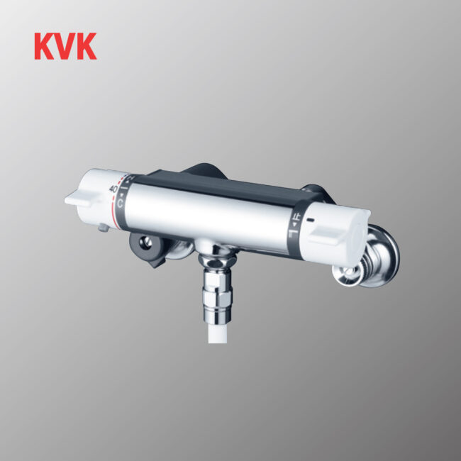 KVK サーモスタット式シャワー混合水栓 KF800F - 美容家電